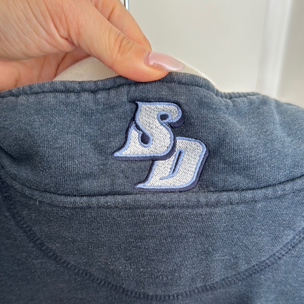 University of San Diego Navy Blue Quarter-Zip Sweater - Picture 3 of 8